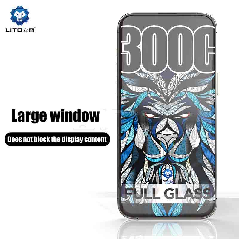 LITO 300C Super Large ARC Tempered Glass | iPhone 15–17 Series