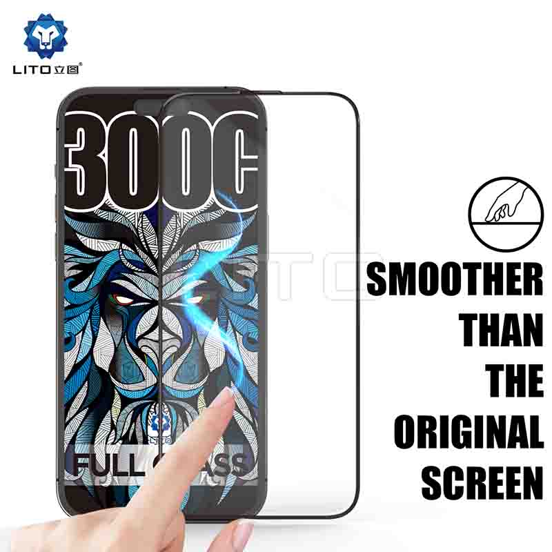 LITO 300C Super Large ARC Tempered Glass | iPhone 15–17 Series