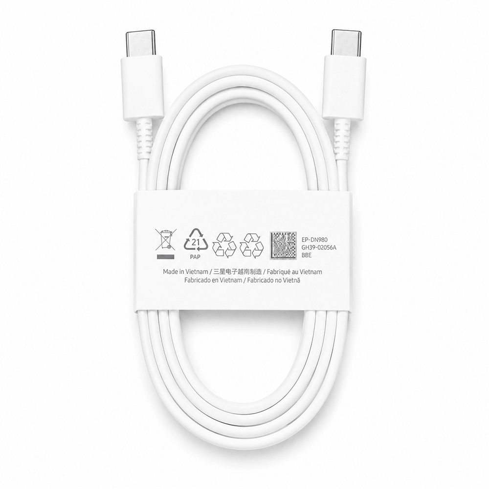 45W Super Fast 2.0 Charging USB-C Power Adapter With Type-C Cable – Samsung Compatible