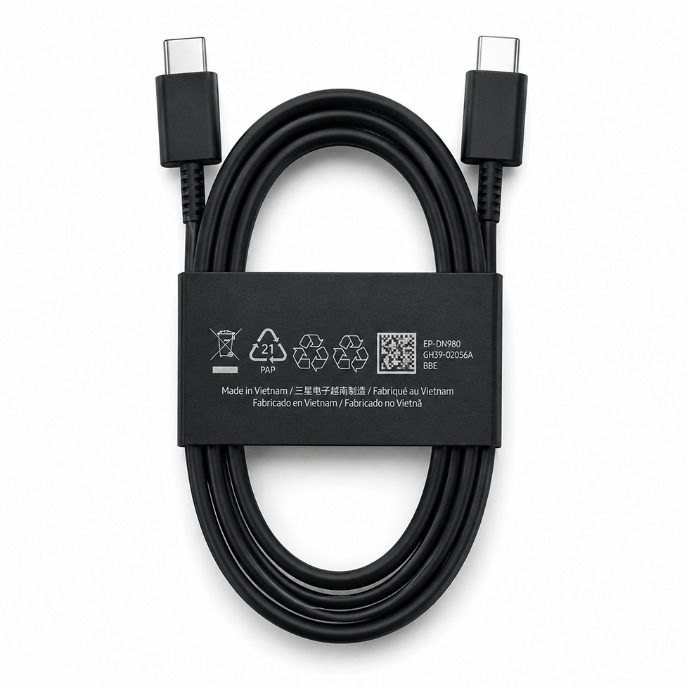 45W Super Fast 2.0 Charging USB-C Power Adapter With Type-C Cable – Samsung Compatible