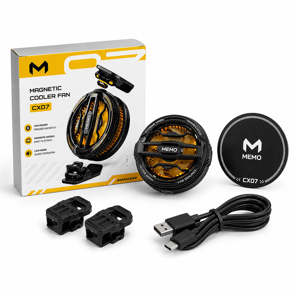 CX07 Magnetic Mobile Cooler Fan – 15W Fast Cooling Gaming Phone Cooler