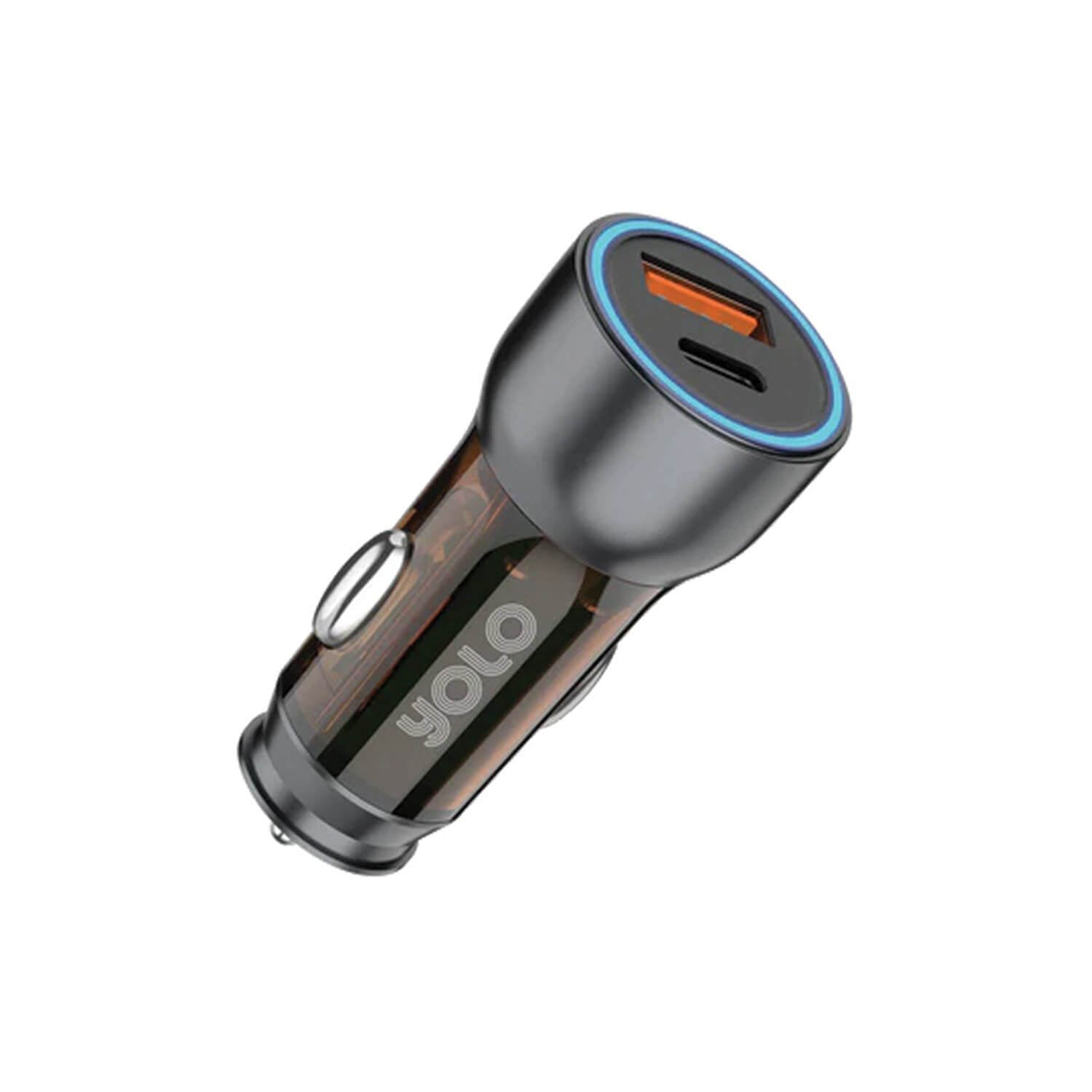 Car Charger Y-521 Dual Port Fast Charger By Yolo