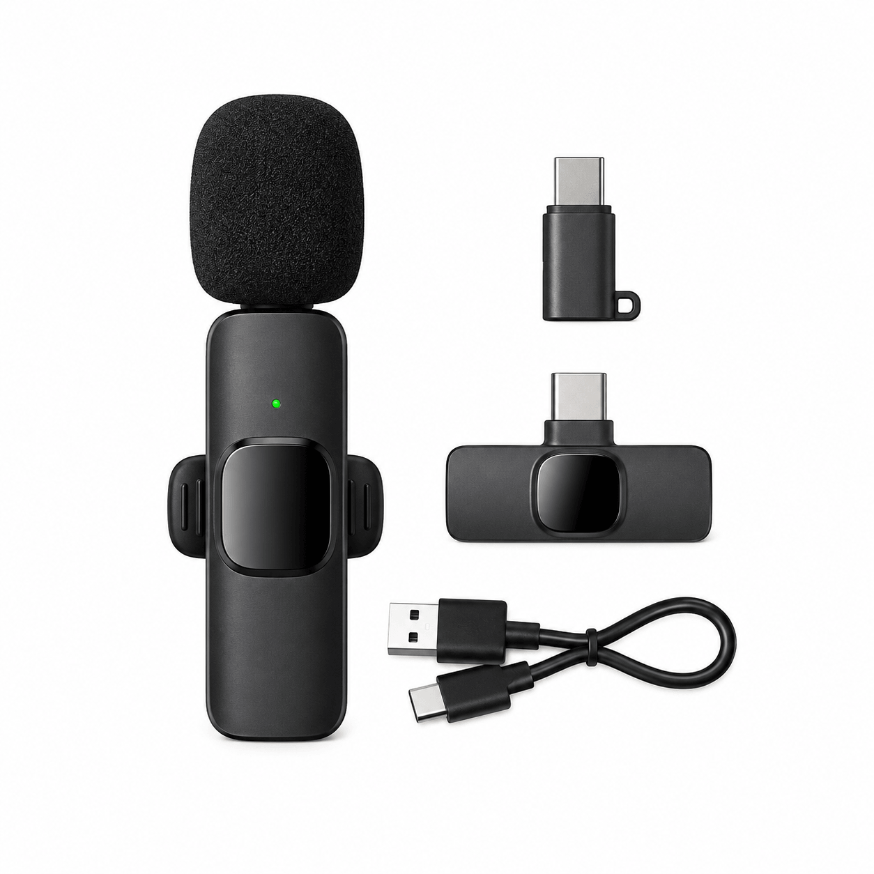 K8 Wireless Microphone for Mobile – Plug & Play Lavalier Mic