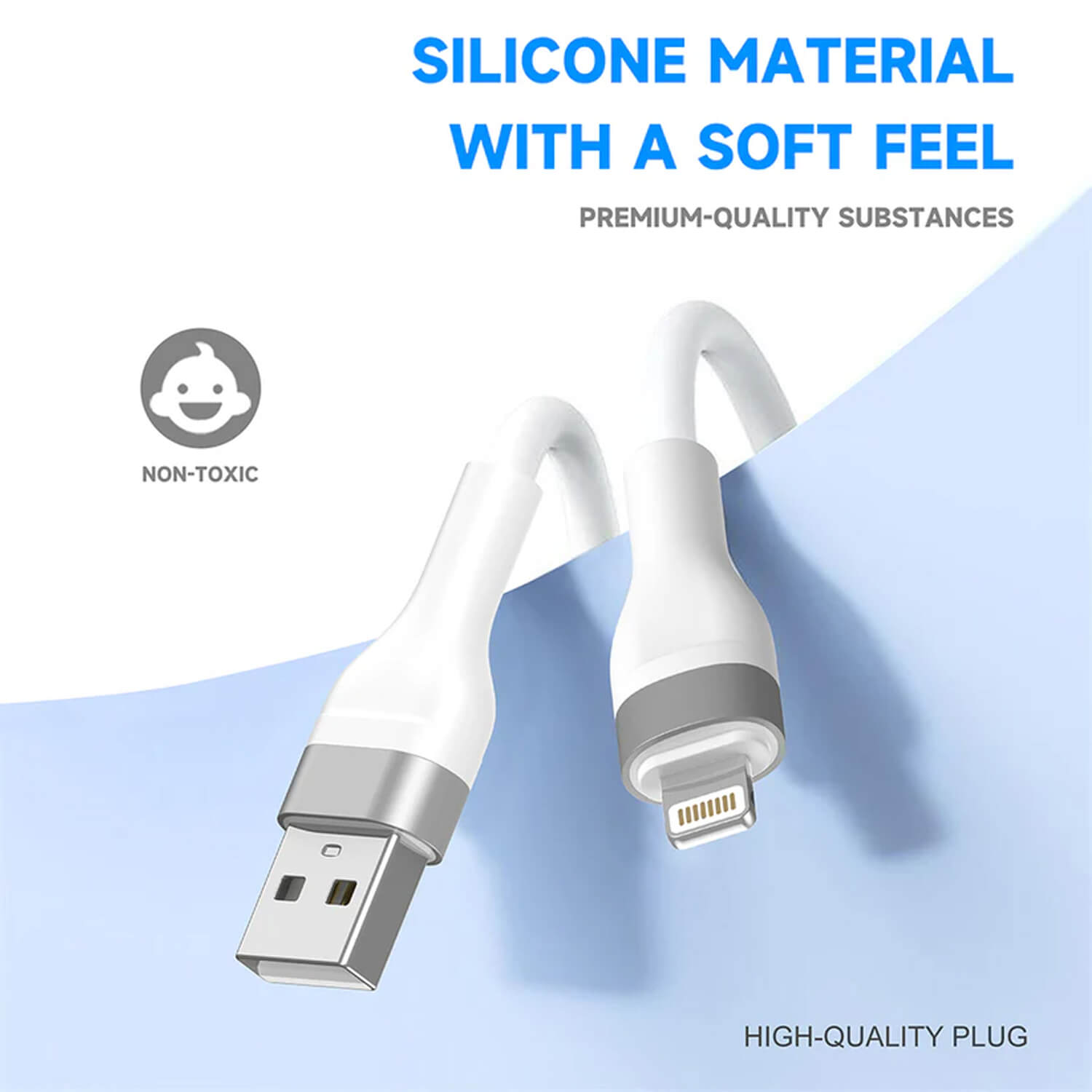 LITO Soft Silicone Lightning Cable LD02L