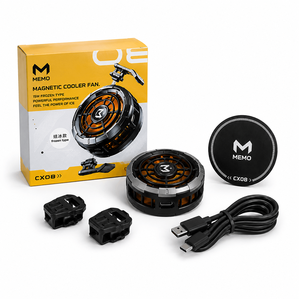 MEMO CX08 Magnetic Mobile Cooler Fan – 15W Gaming Phone Cooler